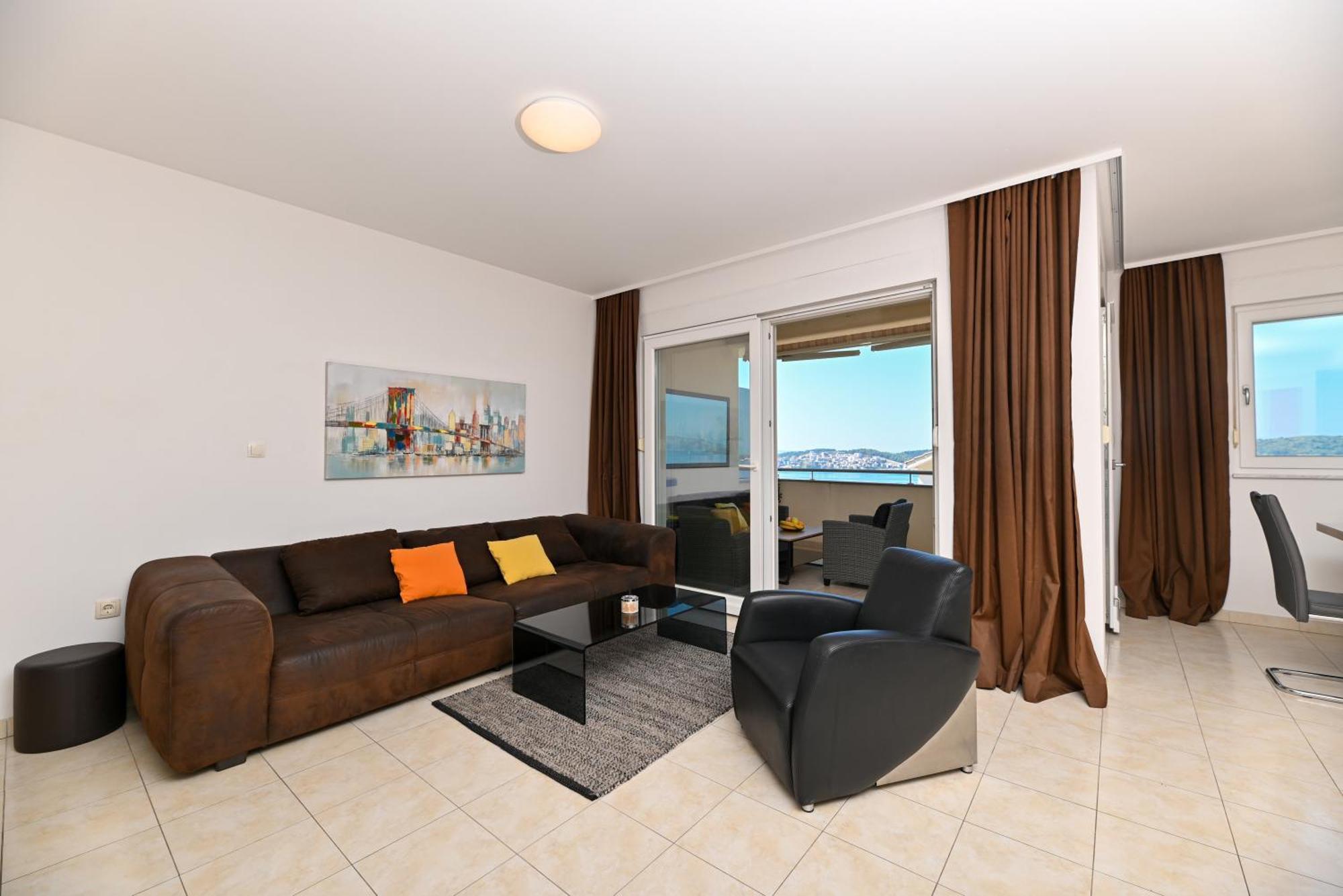 Sunny Place With Sea View Трогир Экстерьер фото