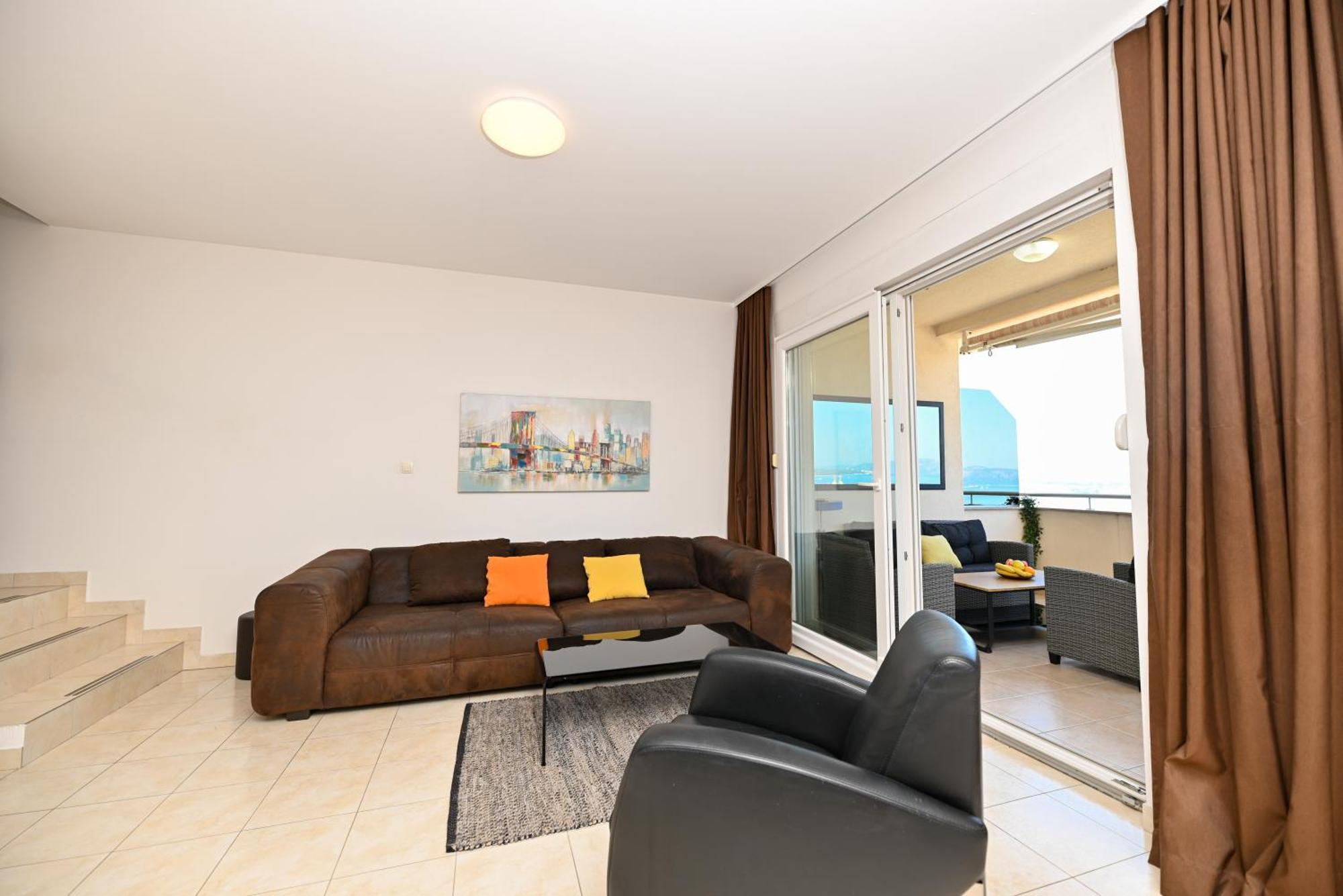 Sunny Place With Sea View Трогир Экстерьер фото